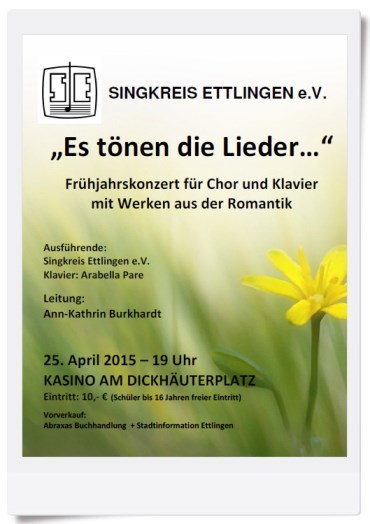 Frühjahrskonzert 2015